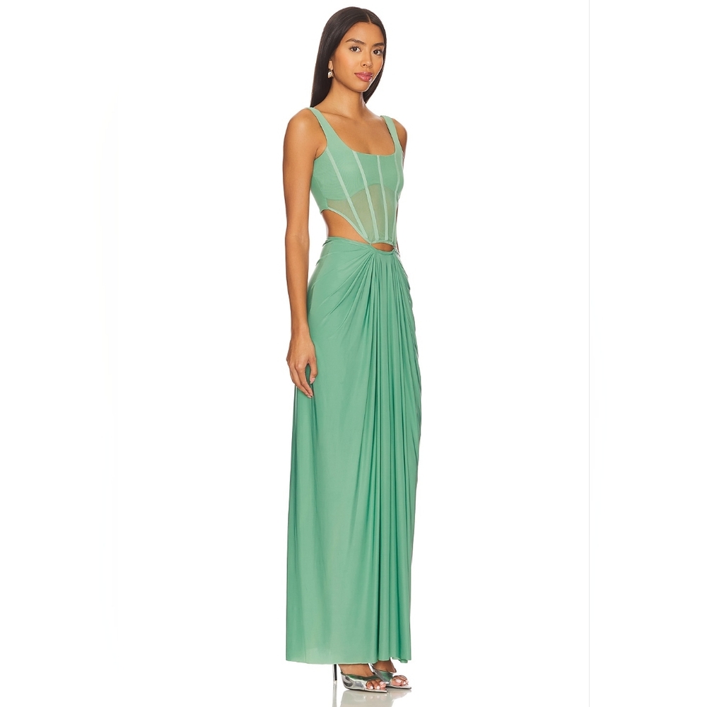 B2. NWT DEME BY GABRIELLA VALENTINA SET IN GREEN - Picture 2 of 7